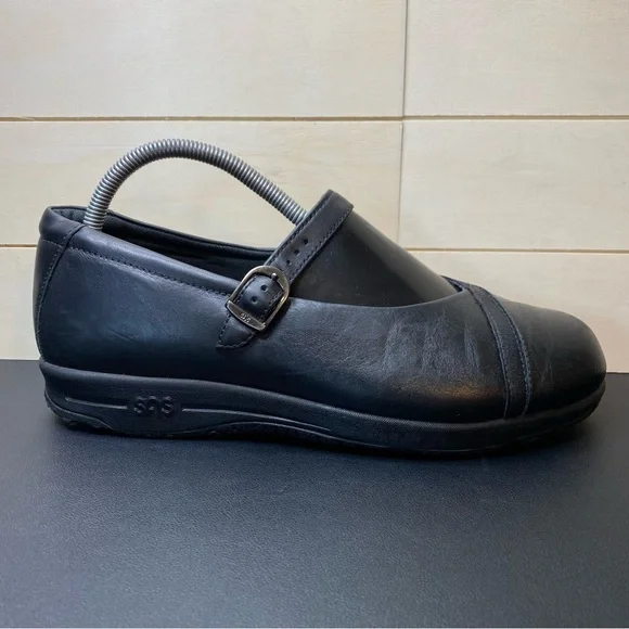 SAS Shoes Sas Clare Mary Jane Black Leather Womens Size 95
